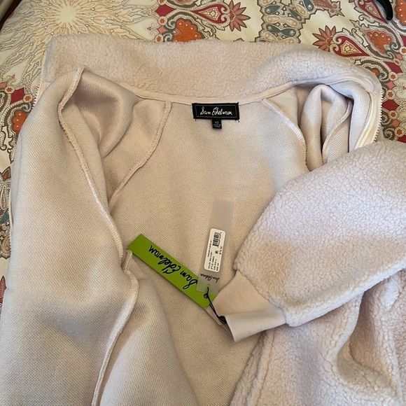 Sam Edelman XS Popcorn Fleece Jacket Ivory NWT - Picture 8 of 8
